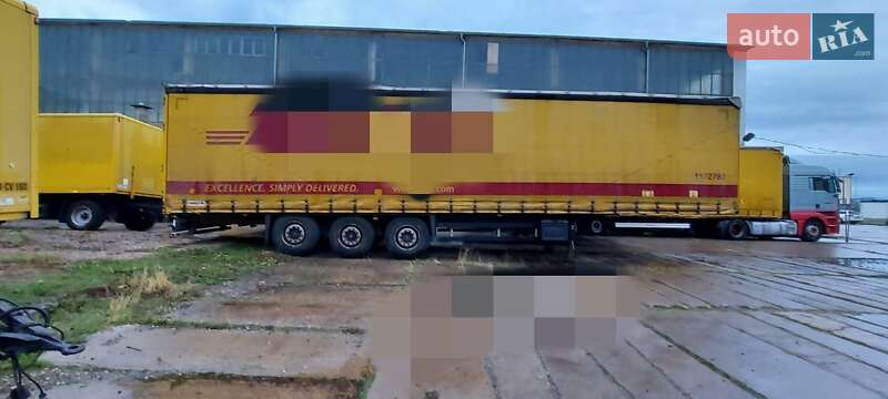 Тентований борт (штора) - напівпричіп Schmitz Cargobull SKO 24 2012 в Запоріжжі
