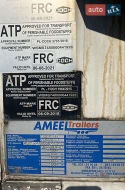 Рефрижератор Schmitz Cargobull SKO 24 2002 в 