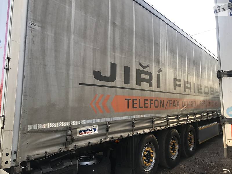 Тентованный борт (штора) - полуприцеп Schmitz Cargobull SO1 2008 в Виннице