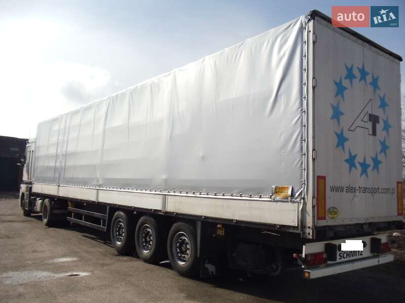 Тентований борт (штора) - напівпричіп Schmitz Cargobull SO1 2008 в Полтаві
