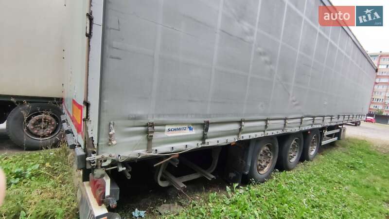 Тентований борт (штора) - напівпричіп Schmitz Cargobull SO1 2012 в Борисполі