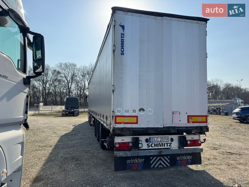 Тентованный борт (штора) - полуприцеп Schmitz Cargobull SO1 2008 в Черновцах