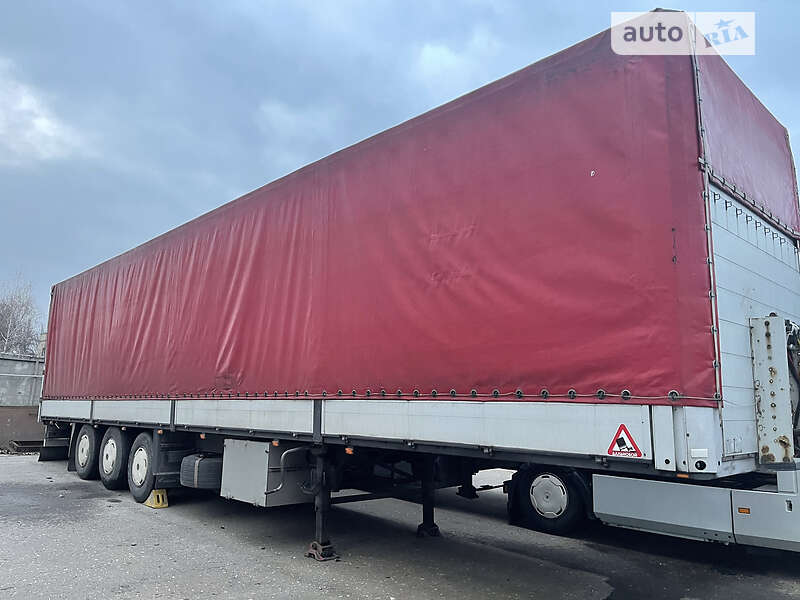Тентований борт (штора) - напівпричіп Schmitz S-01 2003 в Краматорську