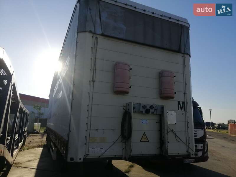 Тентованный борт (штора) - полуприцеп Schmitz S-01 2007 в Черноморске