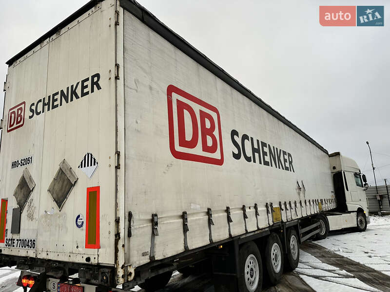 Тентований борт (штора) - напівпричіп Schmitz S-01 2010 в Ратному