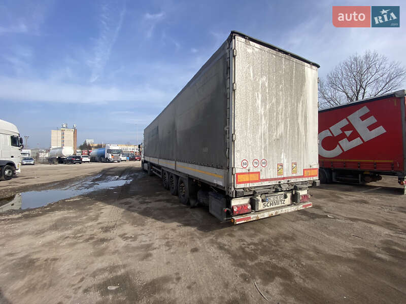 Тентованный борт (штора) - полуприцеп Schmitz S-01 2008 в Львове