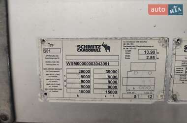 Тентованный борт (штора) - полуприцеп Schmitz S-01 2007 в 