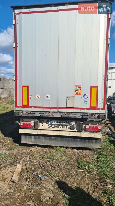 Тентованный борт (штора) - полуприцеп Schmitz S-01 2012 в Львове