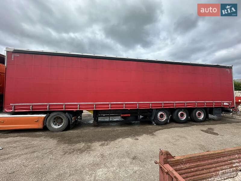 Тентованный борт (штора) - полуприцеп Schmitz S-01 2008 в Сокирянах фото 3 Тентованный борт (штора) - полуприцеп Schmitz S-01 2008 в Сокирянах