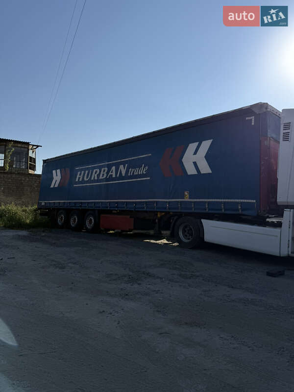 Тентованный борт (штора) - полуприцеп Schmitz S-01 2008 в Киеве