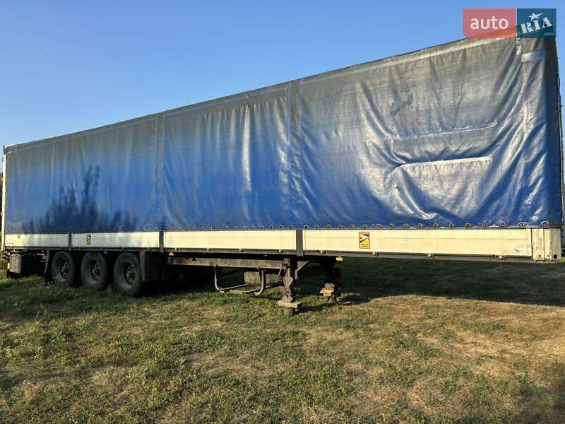 Тентований борт (штора) - напівпричіп Schmitz S-01 2001 в Переяславі