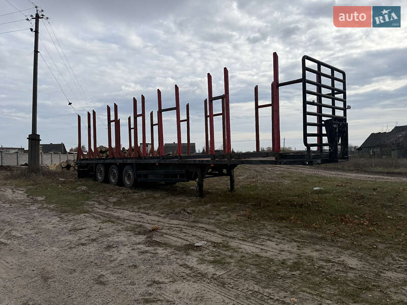 Лесовоз / Сортиментовоз - полуприцеп Schmitz S-01 2004 в Ровно