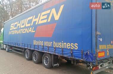 Тентований борт (штора) - напівпричіп Schmitz S-01 2004 в Шептицькому
