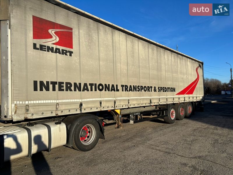 Тентованный борт (штора) - полуприцеп Schmitz S-01 2007 в Смеле