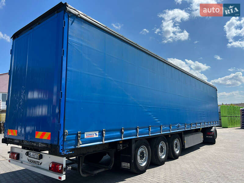 Тентований борт (штора) - напівпричіп Schmitz SCB 2013 в Чернівцях