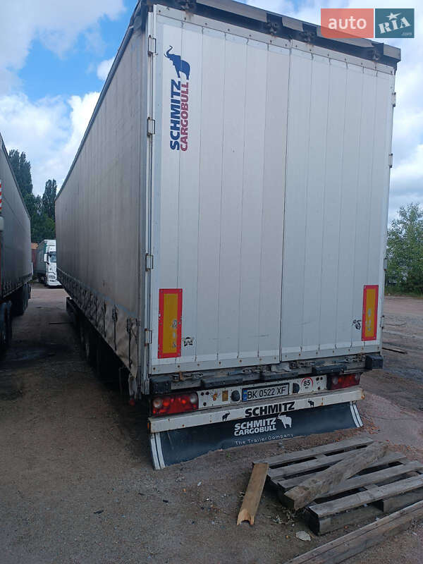 Тентований борт (штора) - напівпричіп Schmitz SCS 24 2007 в Житомирі
