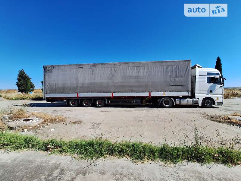 Тентований борт (штора) - напівпричіп Schmitz SCS 24 2002 в Полтаві