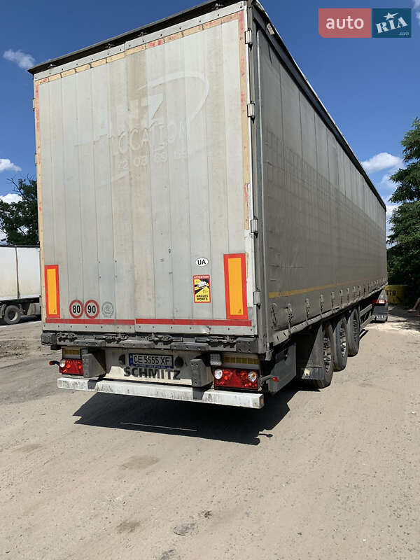 Тентований борт (штора) - напівпричіп Schmitz SCS 24 2008 в Сокирянах фото 2 Тентований борт (штора) - напівпричіп Schmitz SCS 24 2008 в Сокирянах