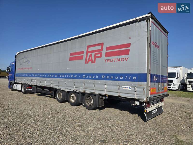 Тентований борт (штора) - напівпричіп Schmitz SCS 24 2013 в Тячеві