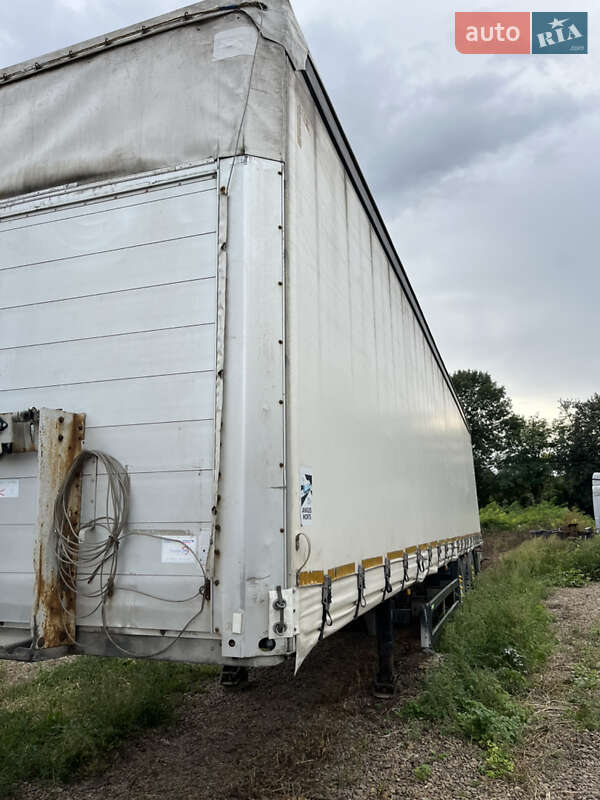 Тентований борт (штора) - напівпричіп Schmitz SCS 24 2004 в 