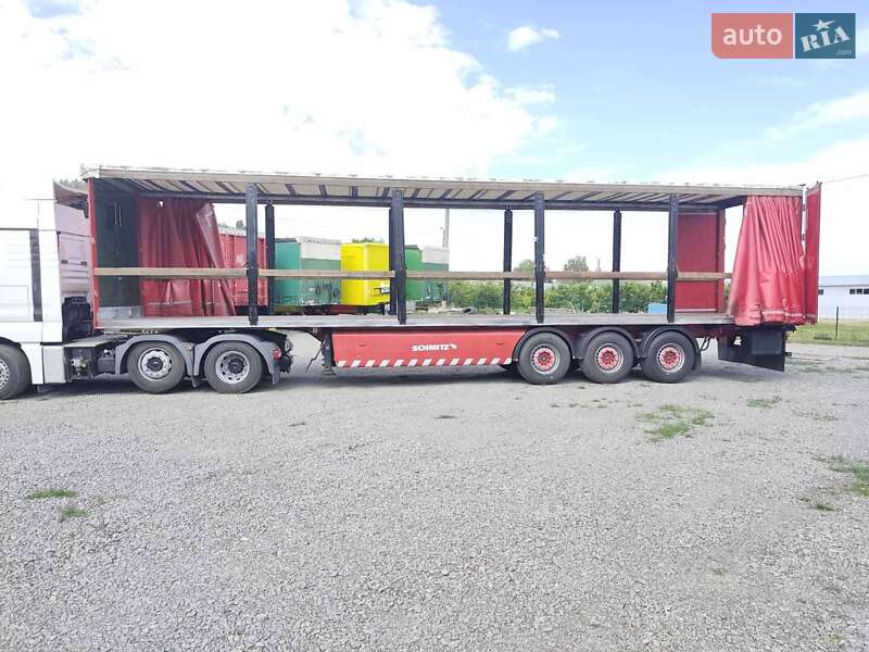 Тентований борт (штора) - напівпричіп Schmitz SCS 24L-1362EB 2010 в Умані