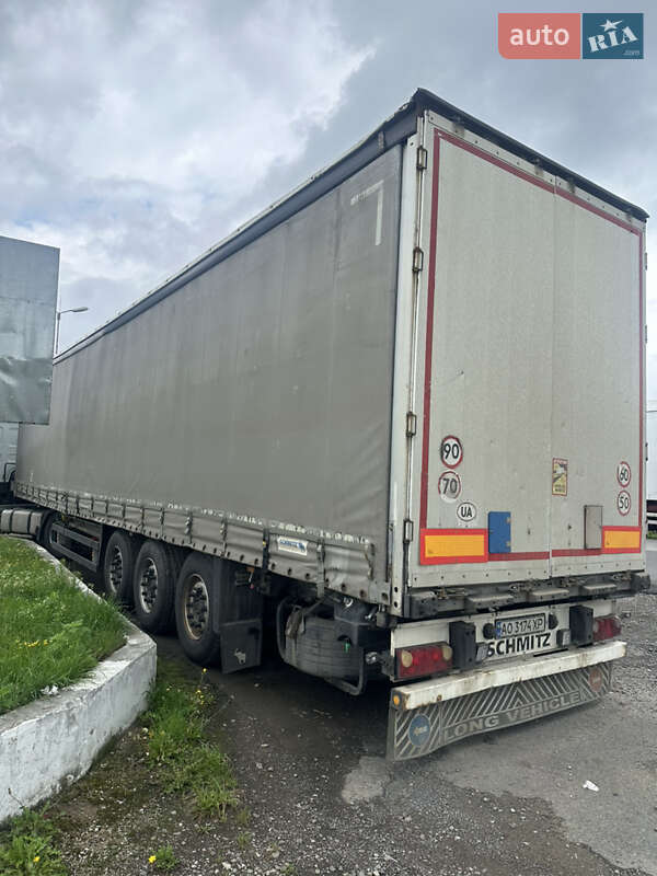 Тентований борт (штора) - напівпричіп Schmitz SCS 24L-1362EB 2008 в 