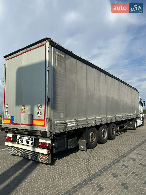 Тентованный борт (штора) - полуприцеп Schmitz SCS 24L-1362EB 2008 в Хусте фото 2 Тентованный борт (штора) - полуприцеп Schmitz SCS 24L-1362EB 2008 в Хусте