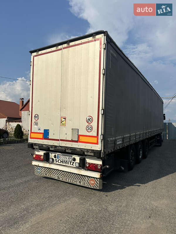 Тентованный борт (штора) - полуприцеп Schmitz SCS 24L-1362EB 2008 в Хусте фото 7 Тентованный борт (штора) - полуприцеп Schmitz SCS 24L-1362EB 2008 в Хусте