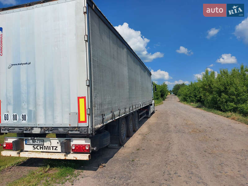 Тентованный борт (штора) - полуприцеп Schmitz SCS 27 2007 в Владимире