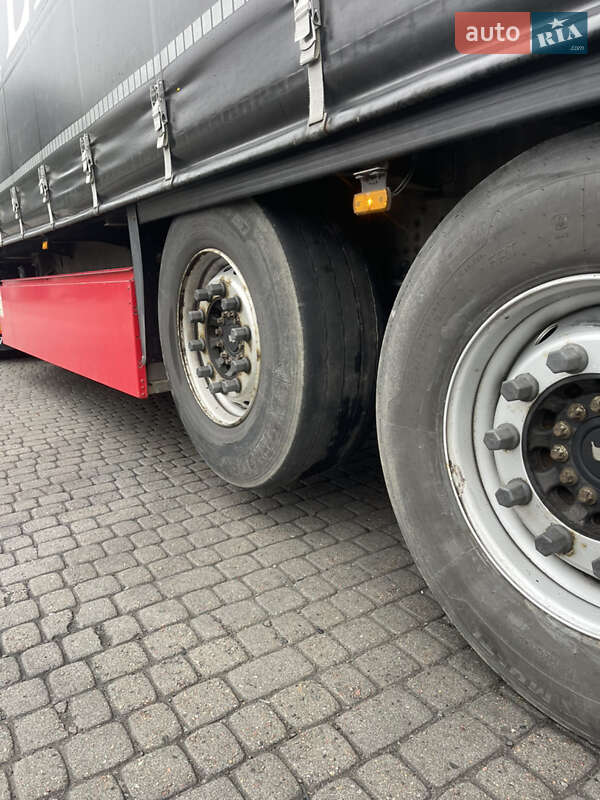 Тентований борт (штора) - напівпричіп Schmitz SCS L24 2016 в Мукачевому