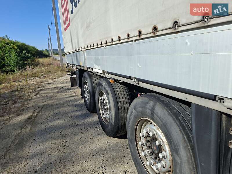 Тентований борт (штора) - напівпричіп Schmitz SKO 24 2008 в Сокирянах