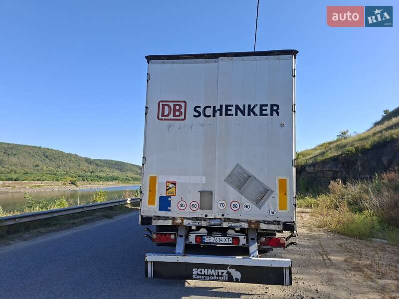 Тентований борт (штора) - напівпричіп Schmitz SKO 24 2008 в Сокирянах