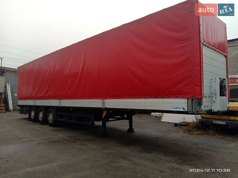 Тентованный борт (штора) - полуприцеп Schmitz SPR 24 2008 в 