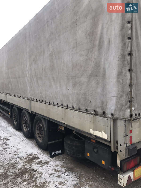 Тентованный борт (штора) - полуприцеп Schmitz SPR 24 2003 в 