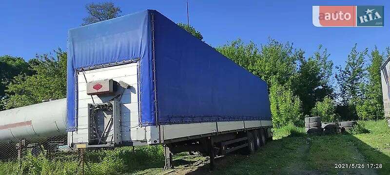 Тентований борт (штора) - напівпричіп Schmitz SPR 24 2000 в Жовкві