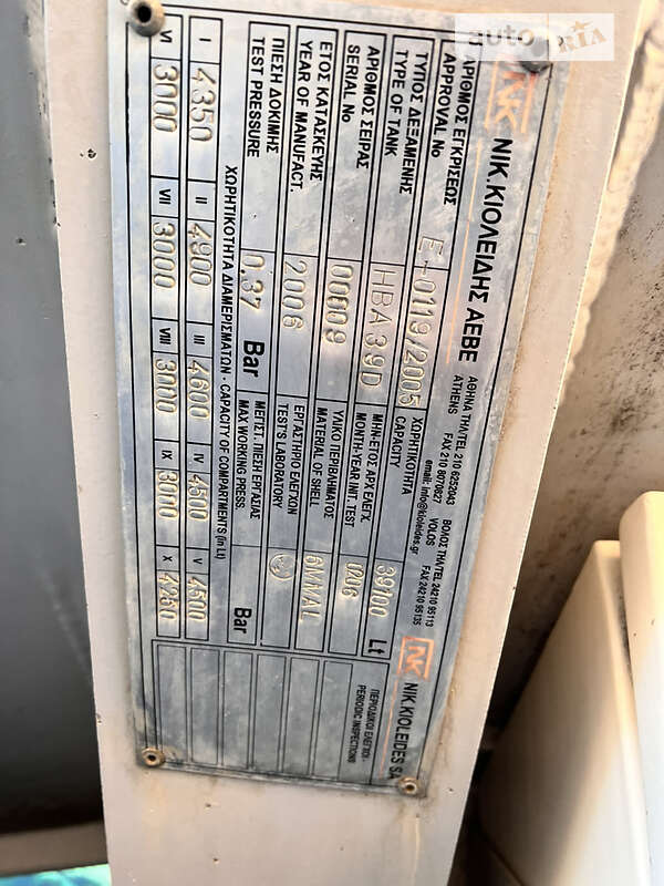 Цистерна напівпричіп Schwarzmuller BPW 2006 в Києві фото 8 Цистерна напівпричіп Schwarzmuller BPW 2006 в Києві