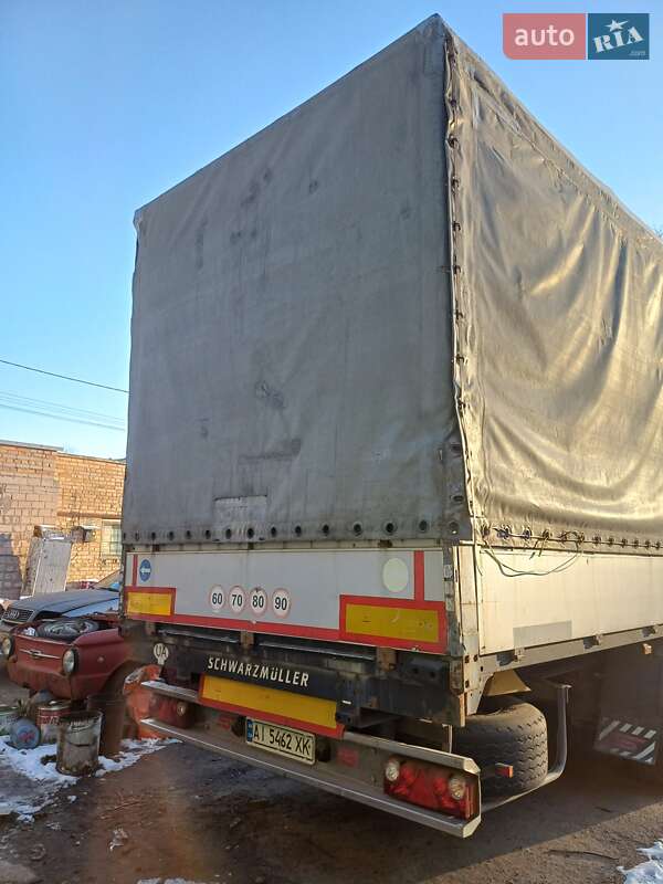 Тентований борт (штора) - напівпричіп Schwarzmuller J-Serie 2011 в Броварах