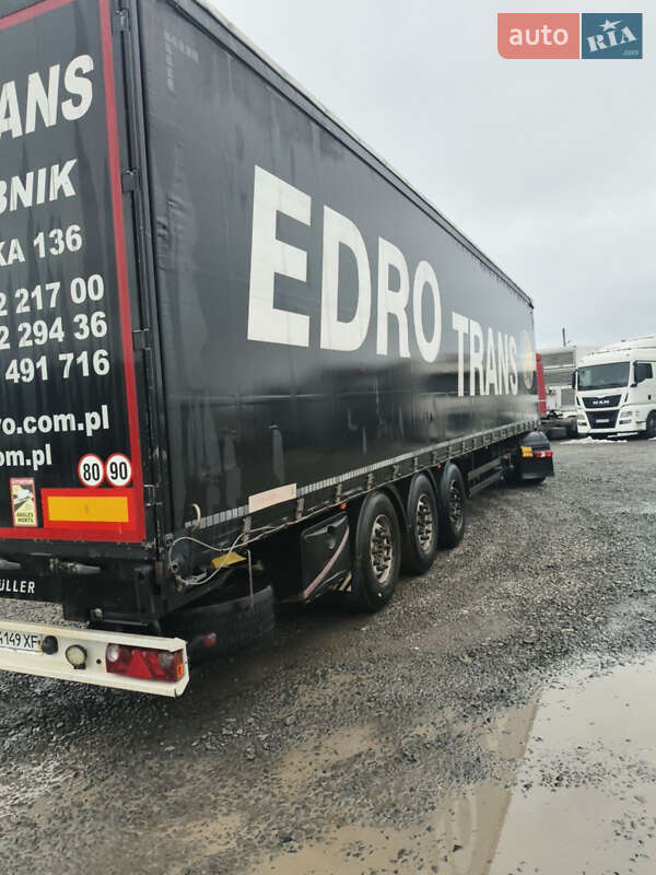 Тентованный борт (штора) - полуприцеп Schwarzmuller J-Serie 2013 в Луцке