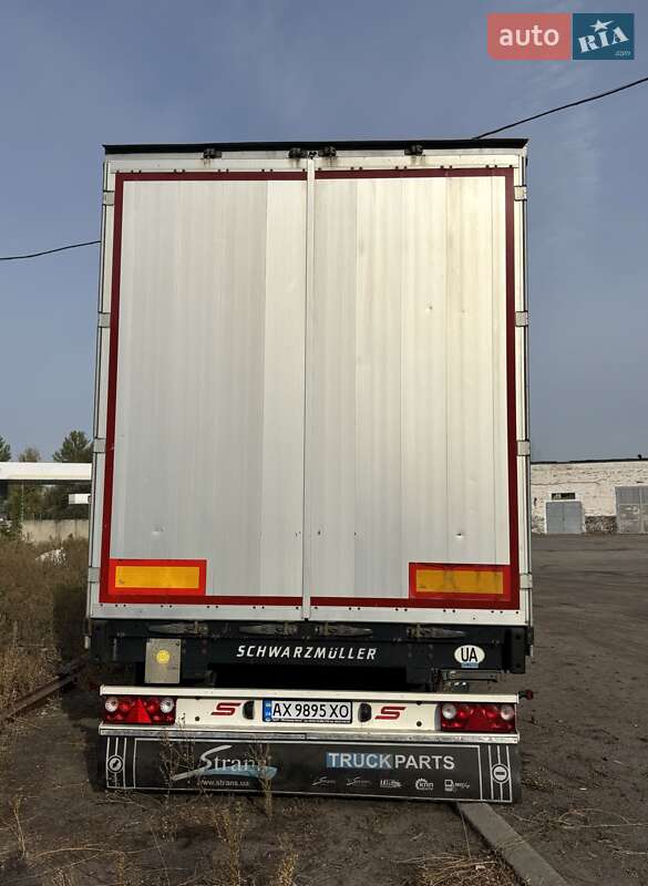Тентованный борт (штора) - полуприцеп Schwarzmuller S-1 2013 в 