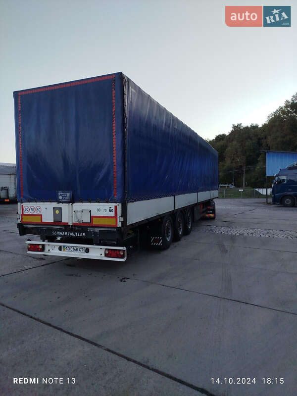 Бортовий напівпричіп Schwarzmuller S-1 2011 в Мукачевому