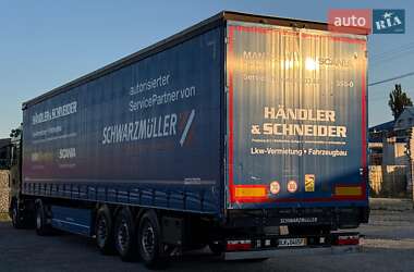 Тентованный борт (штора) - полуприцеп Schwarzmuller S-1 2018 в 