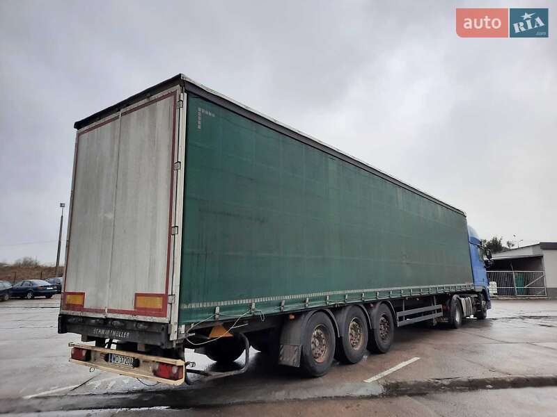 Тентованный борт (штора) - полуприцеп Schwarzmuller S1 2012 в Любомле