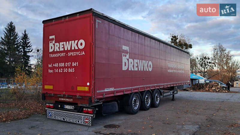 Тентованный борт (штора) - полуприцеп Schwarzmuller S1 2016 в Житомире фото Тентованный борт (штора) - полуприцеп Schwarzmuller S1 2016 в Житомире