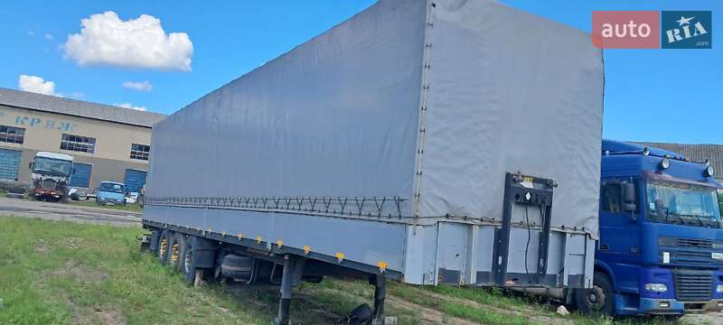 Тентованный борт (штора) - прицеп Schwarzmuller SAF 2003 в Крыжополе фото Тентованный борт (штора) - прицеп Schwarzmuller SAF 2003 в Крыжополе