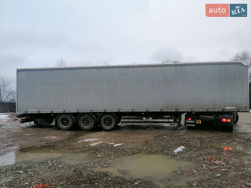 Тентованный борт (штора) - полуприцеп Schwarzmuller SPA-3E 2008 в Черновцах