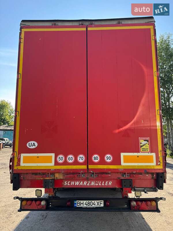 Тентованный борт (штора) - полуприцеп Schwarzmuller SPA-3E 2011 в Броварах