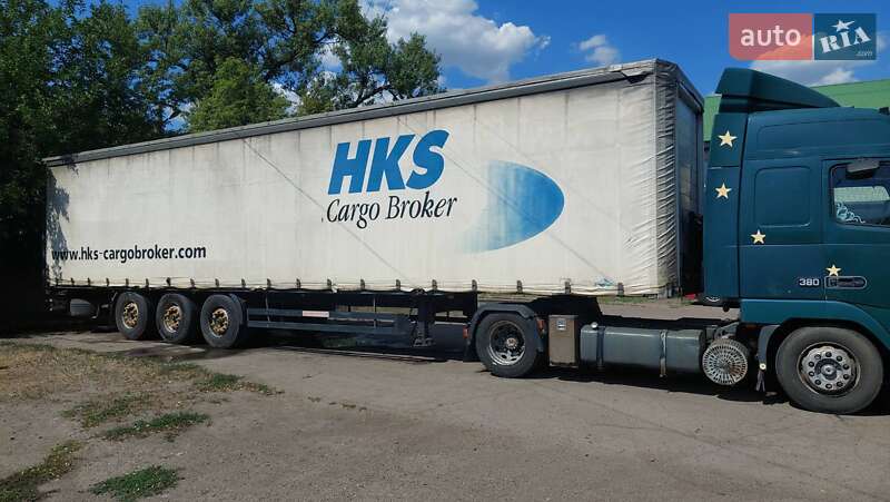Тентований борт (штора) - напівпричіп Schwarzmuller SPA-3E 2002 в Кривому Розі