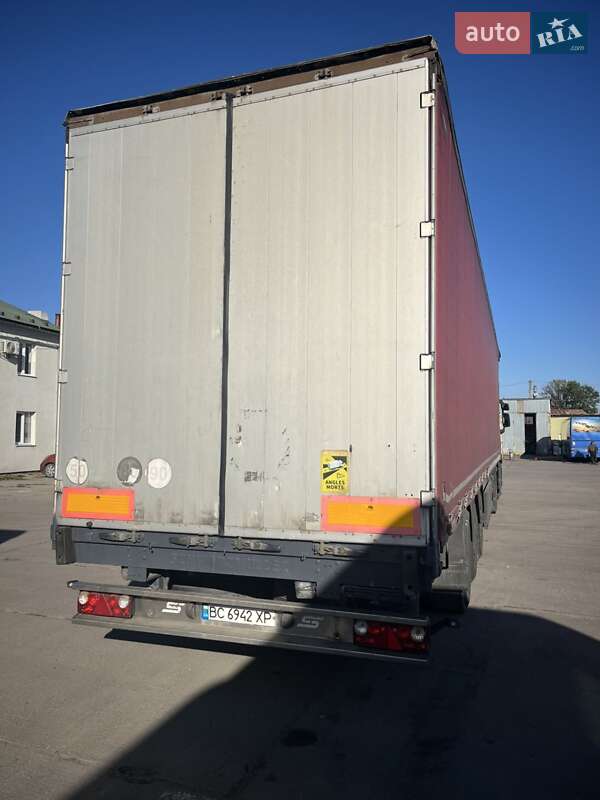 Тентований борт (штора) - напівпричіп Schwarzmuller SPA-3E 2007 в Львові