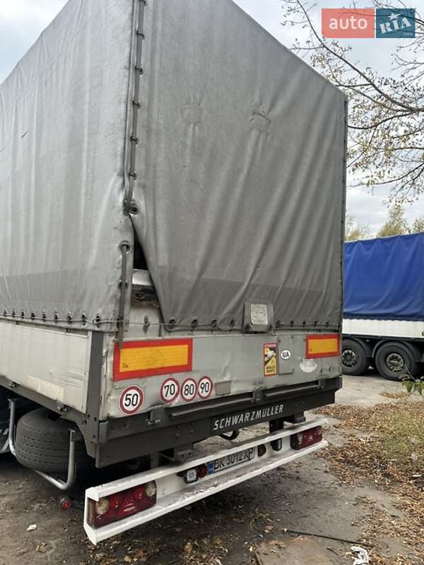 Бортовий напівпричіп Schwarzmuller SPA-3E 2008 в Рівному