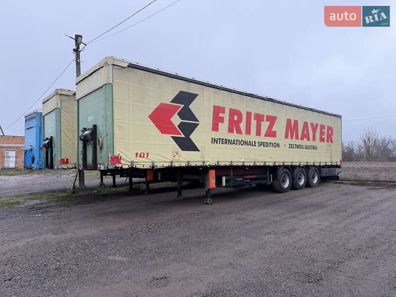 Тентованный борт (штора) - полуприцеп Schwarzmuller SPA-3E 2007 в Теплике фото Тентованный борт (штора) - полуприцеп Schwarzmuller SPA-3E 2007 в Теплике